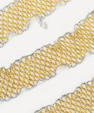 Kojis - 18ct Gold-White Gold Scarf Necklace image number 3