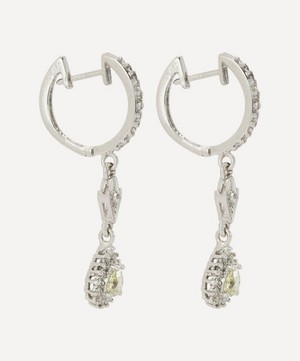 Kojis - 18ct White Gold Diamond Hoop Earrings image number 2