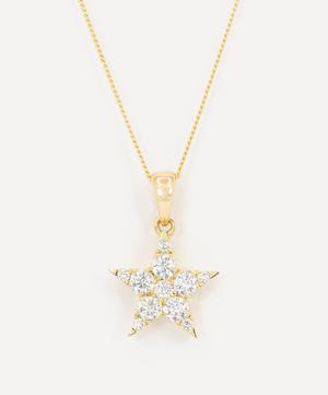 Kojis - 18ct Gold Diamond Star Pendant Necklace image number 0