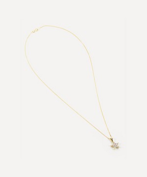 Kojis - 18ct Gold Diamond Star Pendant Necklace image number 1