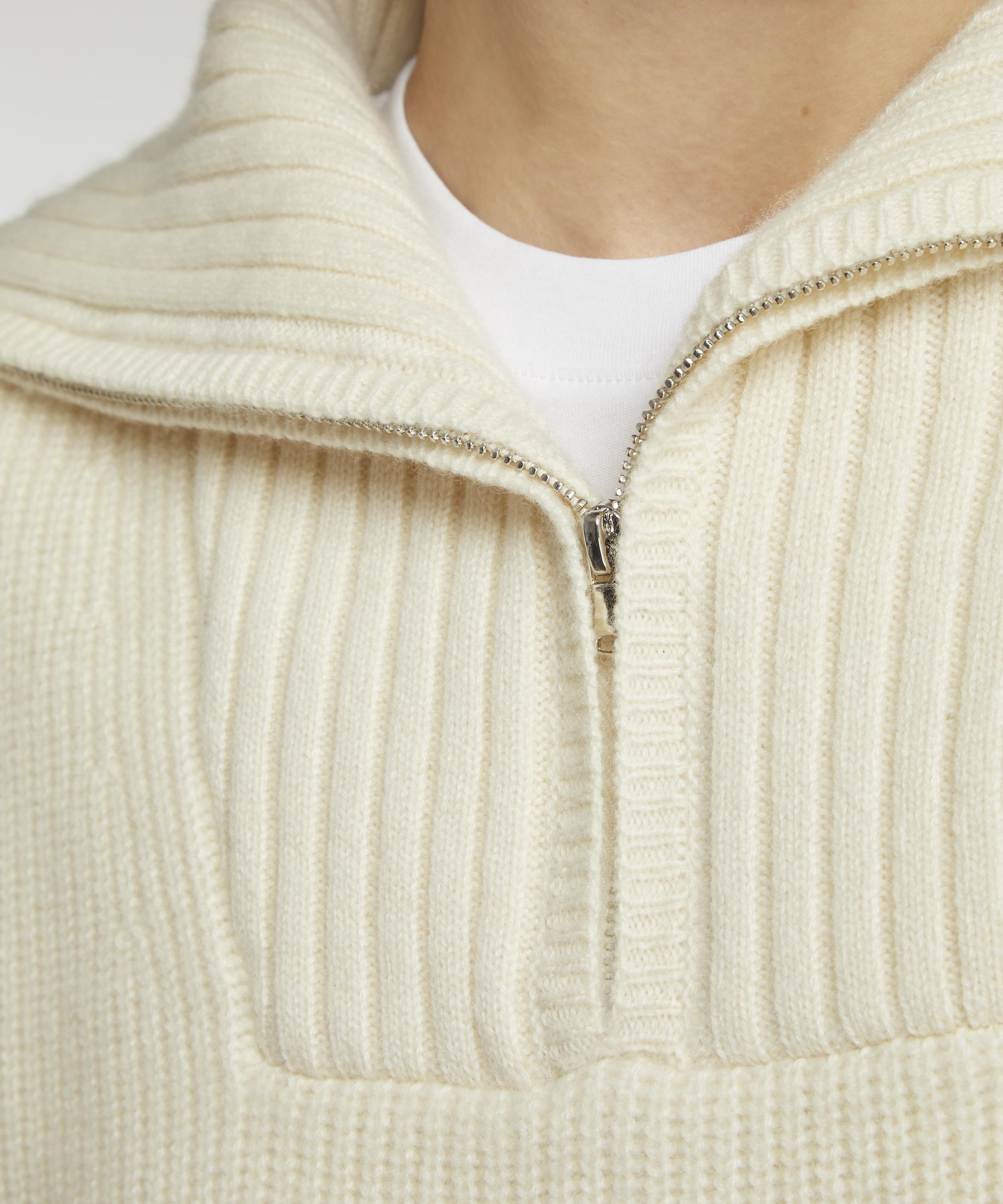 THE UNIFORM - Quarter Zip Cashmere Jumper image number 4