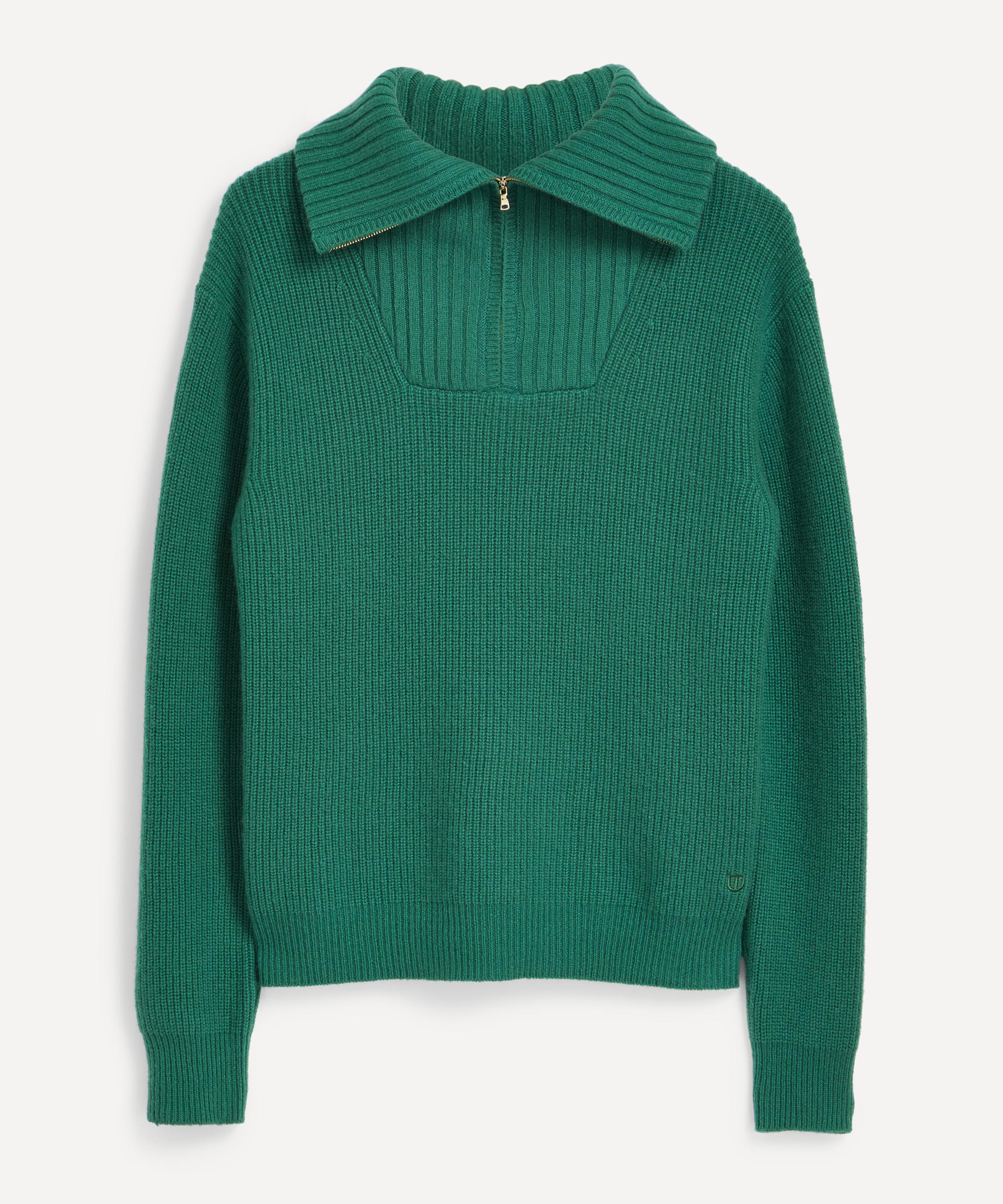 Quarter Zip Cashmere Jumper