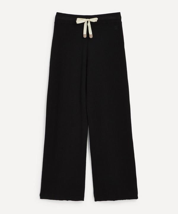 THE UNIFORM - Silk and Cashmere-Blend Cropped Trousers image number null