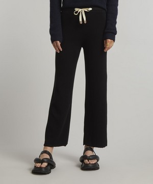 THE UNIFORM - Silk and Cashmere-Blend Cropped Trousers image number 2