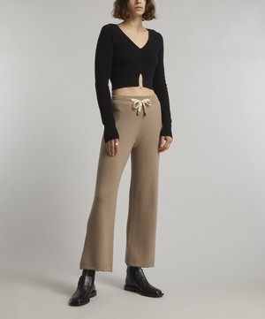 THE UNIFORM - Silk and Cashmere-Blend Cropped Trousers image number 1
