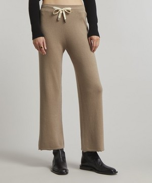 THE UNIFORM - Silk and Cashmere-Blend Cropped Trousers image number 2