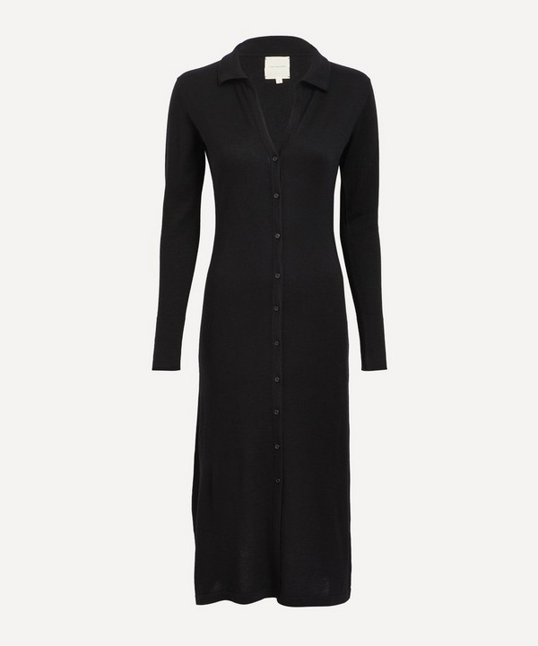 THE UNIFORM - Cashmere and Silk-Blend Long Cardigan image number null