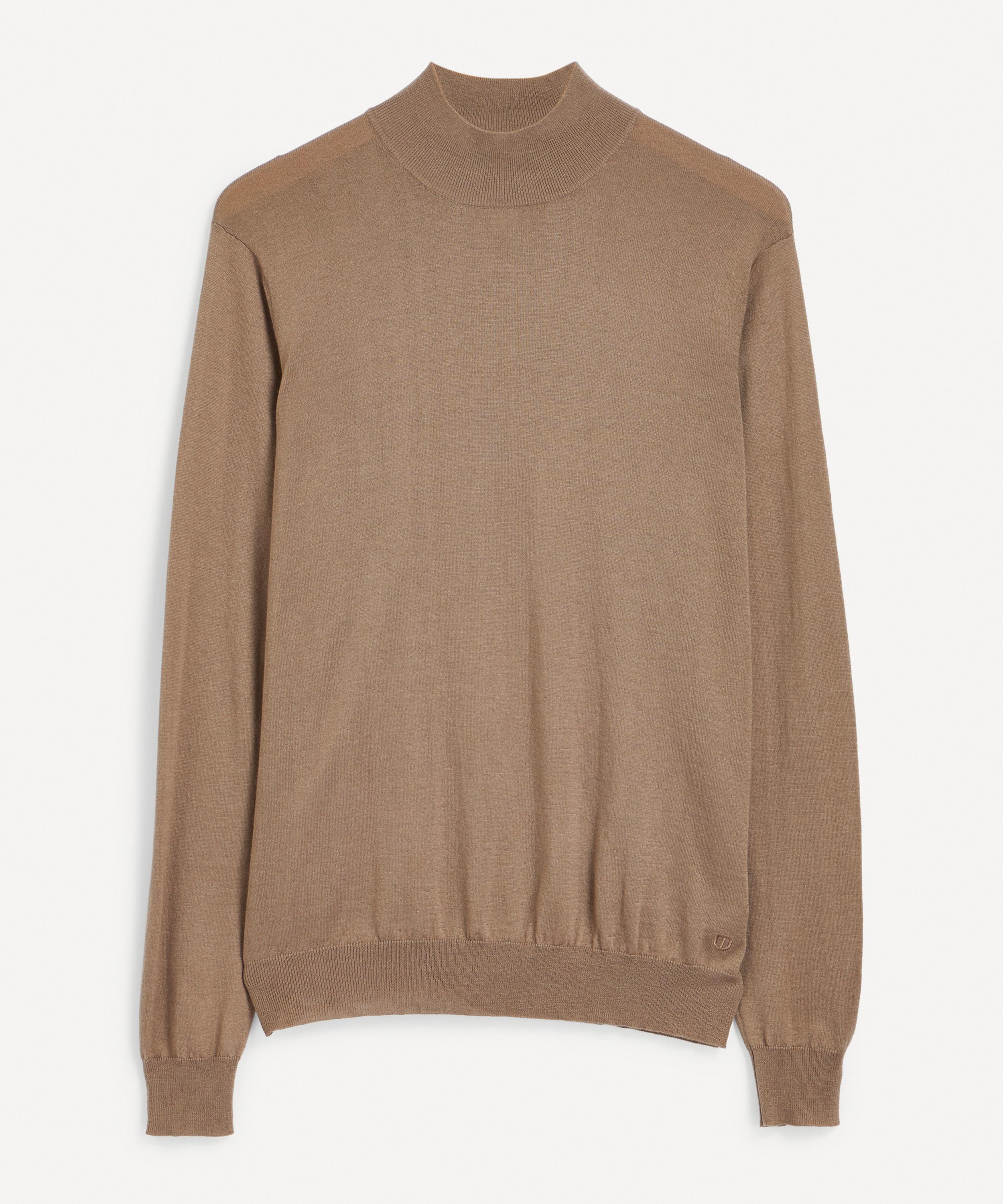 THE UNIFORM - Silk and Cashmere-Blend Turtleneck Jumper image number 0