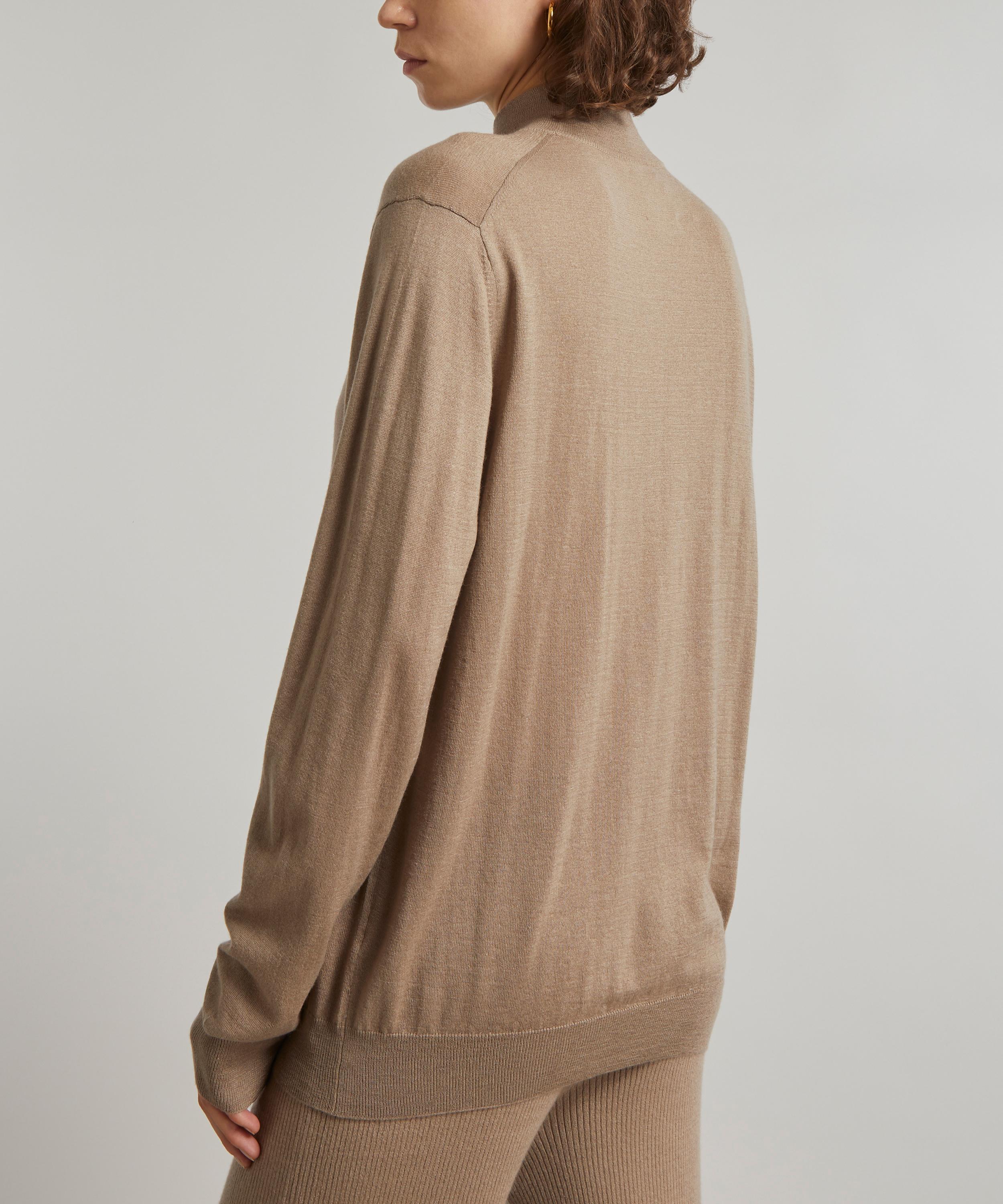THE UNIFORM - Silk and Cashmere-Blend Turtleneck Jumper image number 3