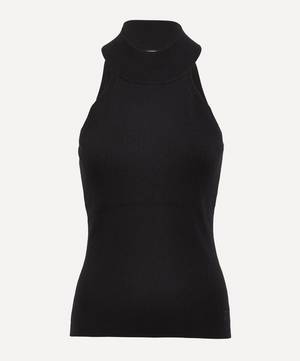 Silk and Cashmere-Blend Chunky Ribbed Vest Top