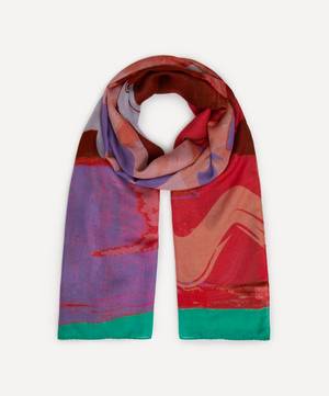 Abstract Slim Scarf