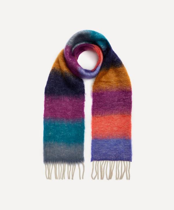 Paul Smith - Stripe Mohair-Blend Scarf image number null