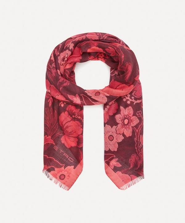 Etro - Sciarpa Delhy Wool-Blend Scarf image number 0