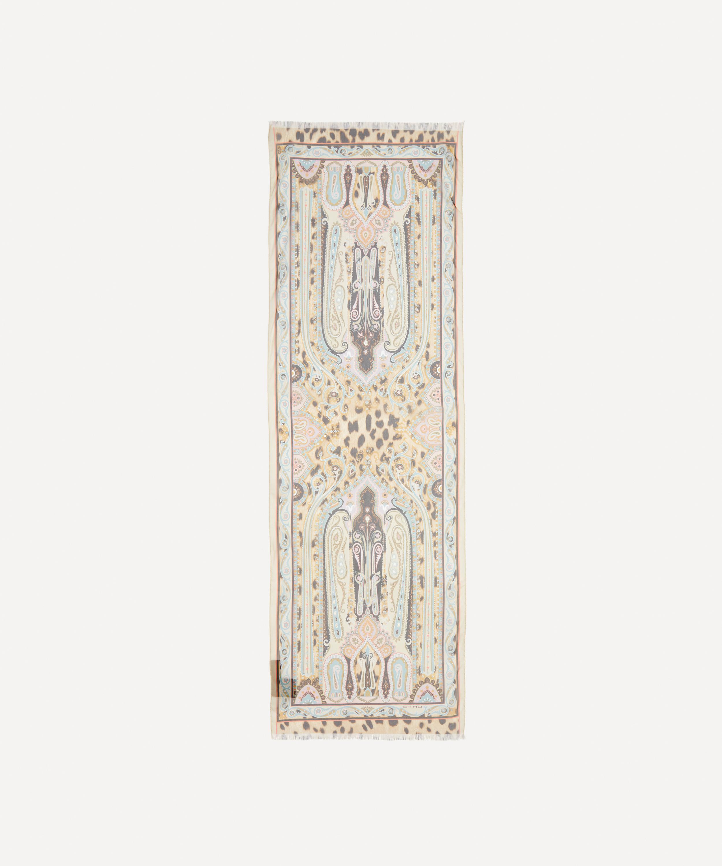 Etro - Sciarpa Calcutta Wool-Blend Scarf image number 1