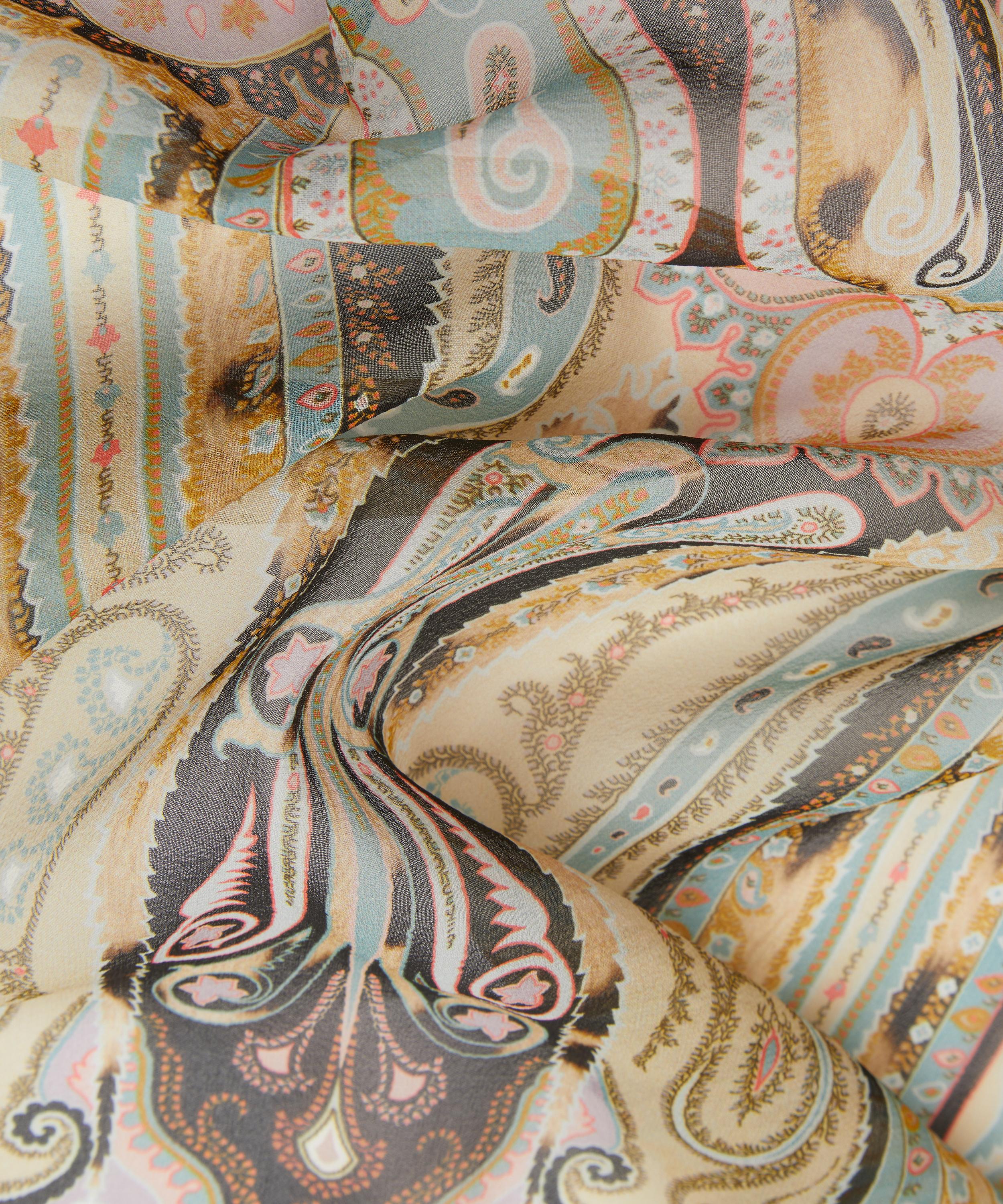 Etro - Sciarpa Calcutta Wool-Blend Scarf image number 3