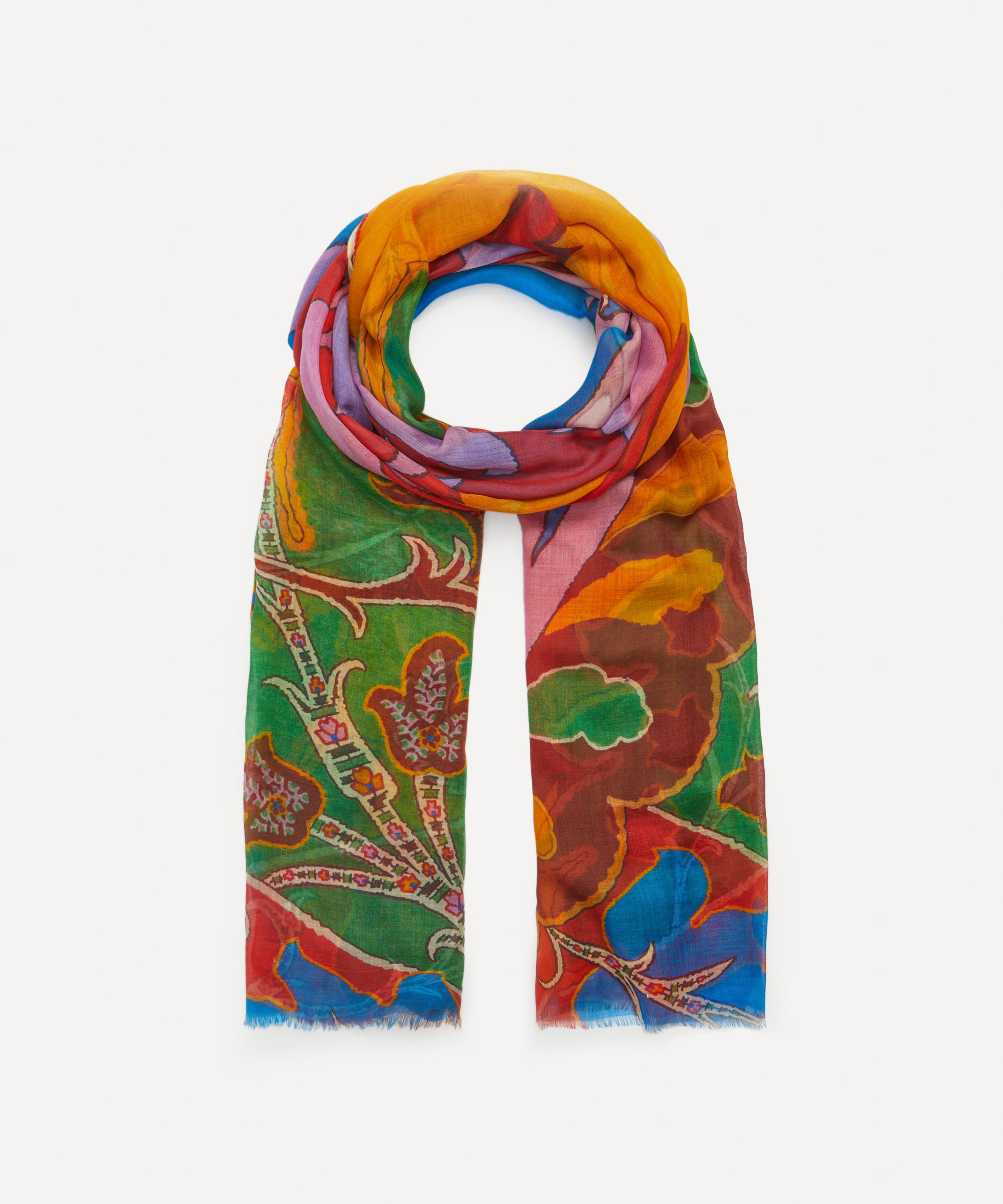 Etro - Archive Paisley Print Cashmere Scarf image number 0