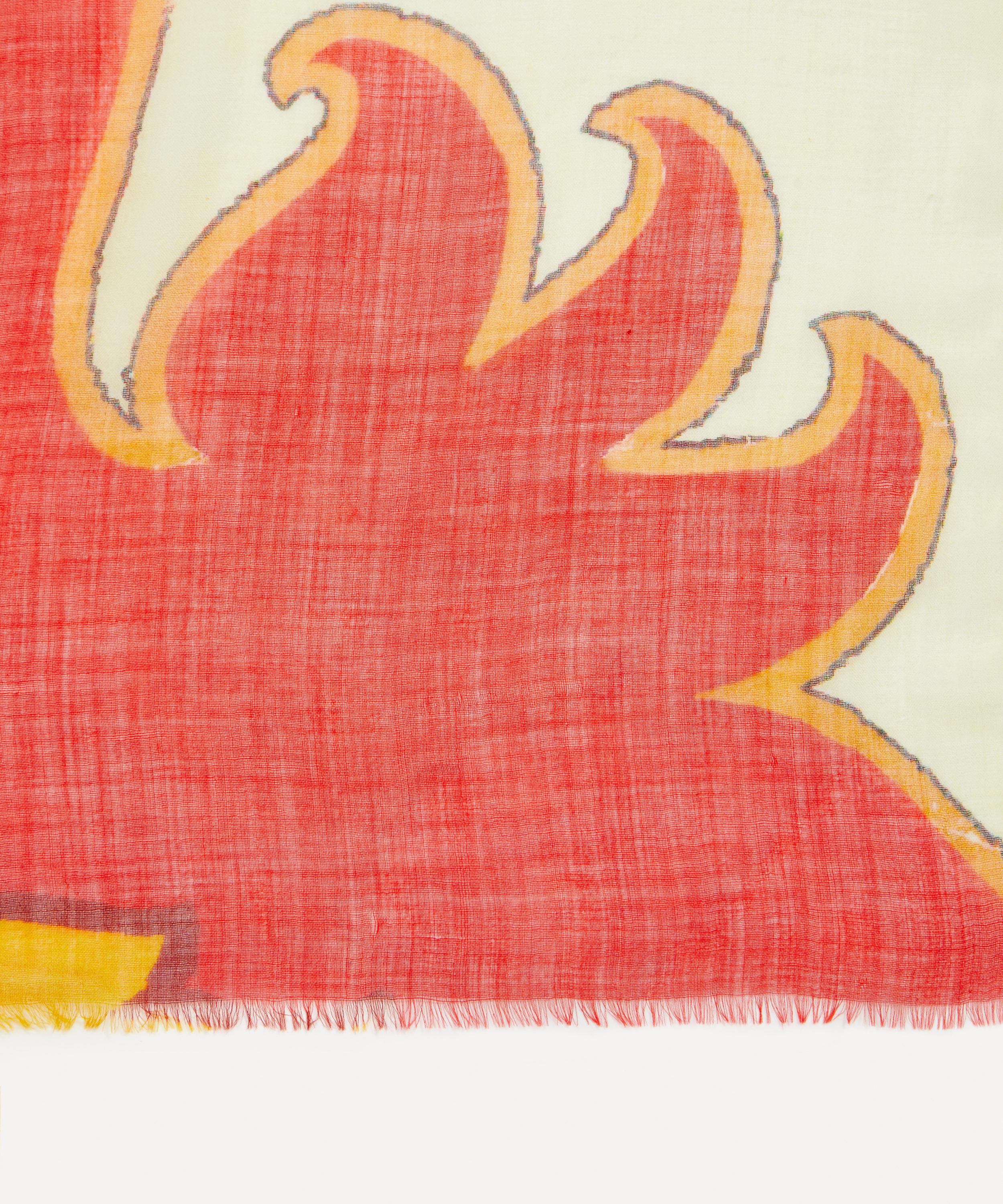 Etro - Archive Paisley Print Cashmere Scarf image number 3