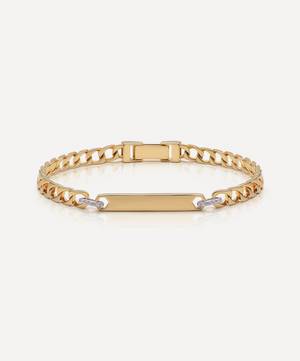 22ct Gold-Plated Personalised ID Bracelet
