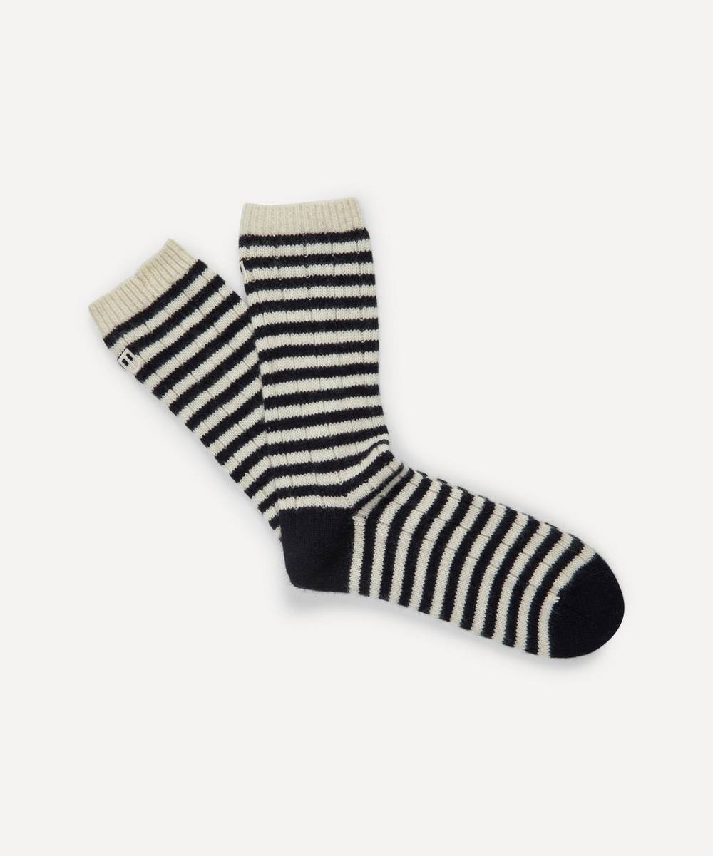 THE UNIFORM - Cashmere Stripey Socks