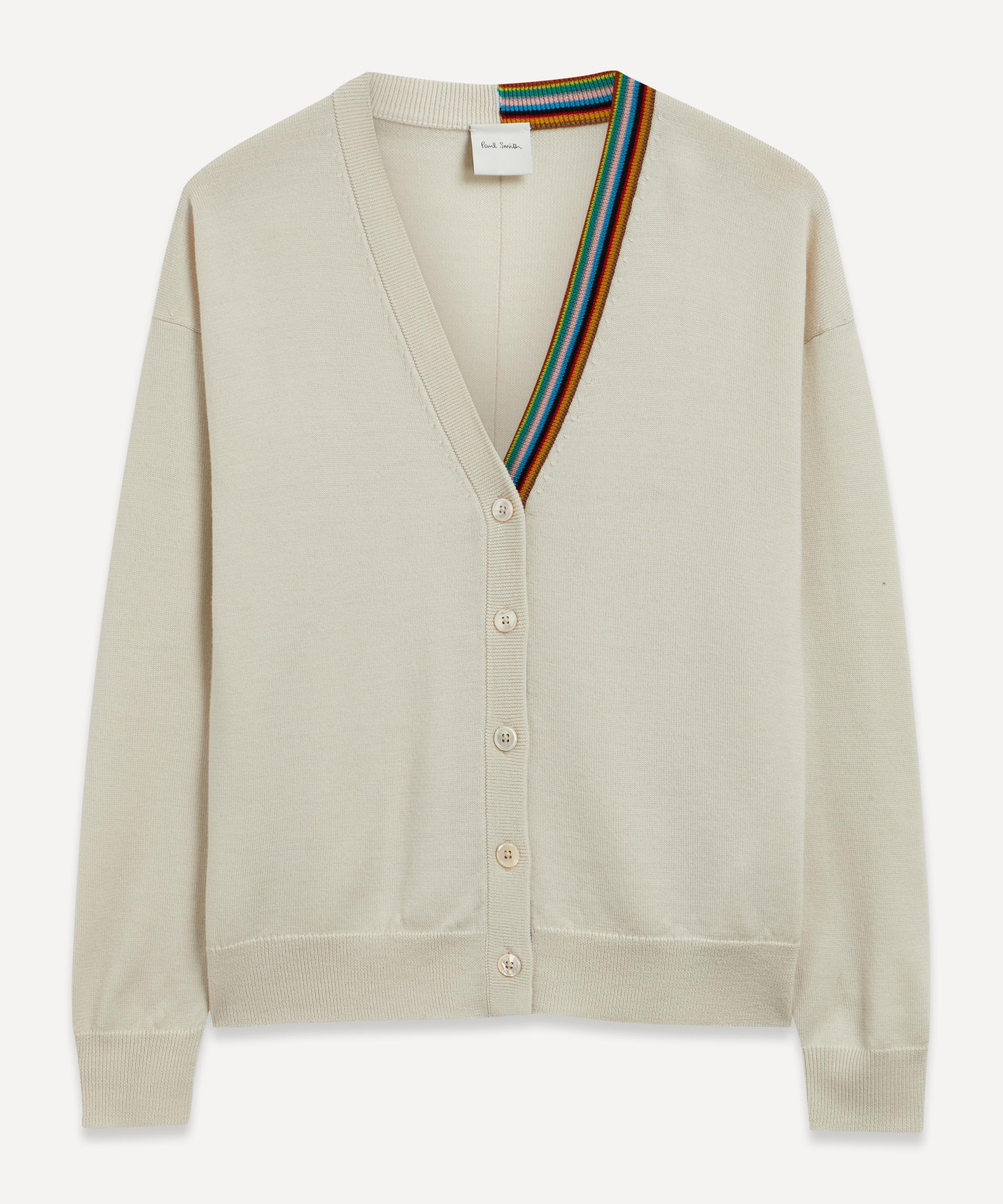 Paul Smith - Signature Stripe Trim Cardigan image number 0