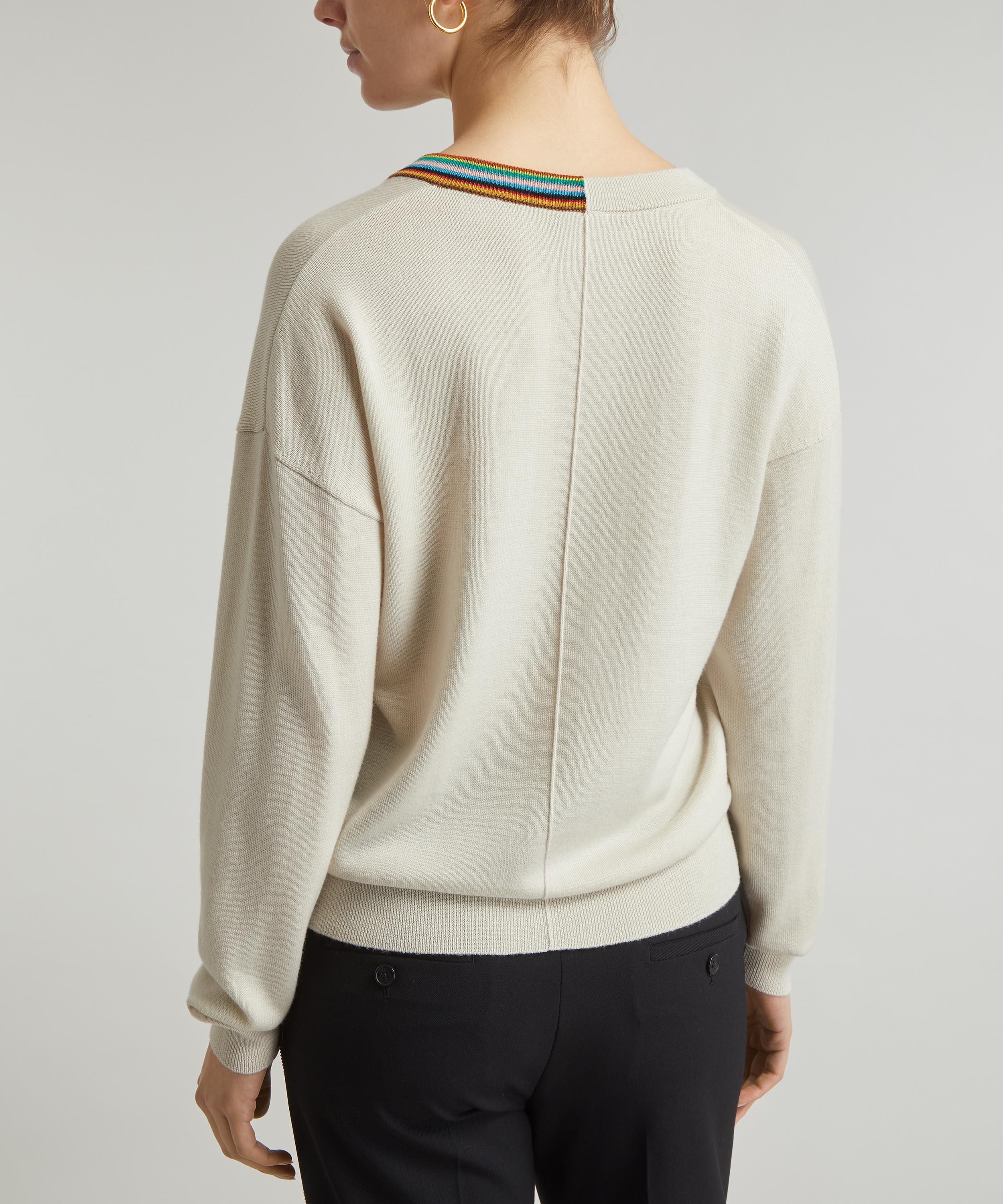 Paul Smith - Signature Stripe Trim Cardigan image number 3