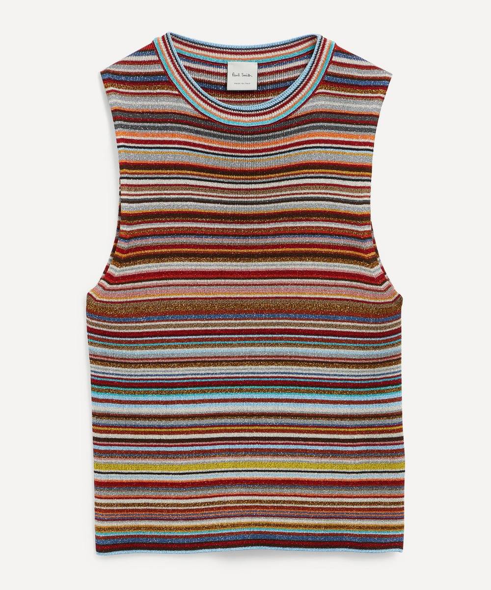 Paul Smith - Signature Stripe Knitted Vest Top