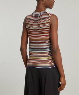 Paul Smith - Signature Stripe Knitted Vest Top image number 3