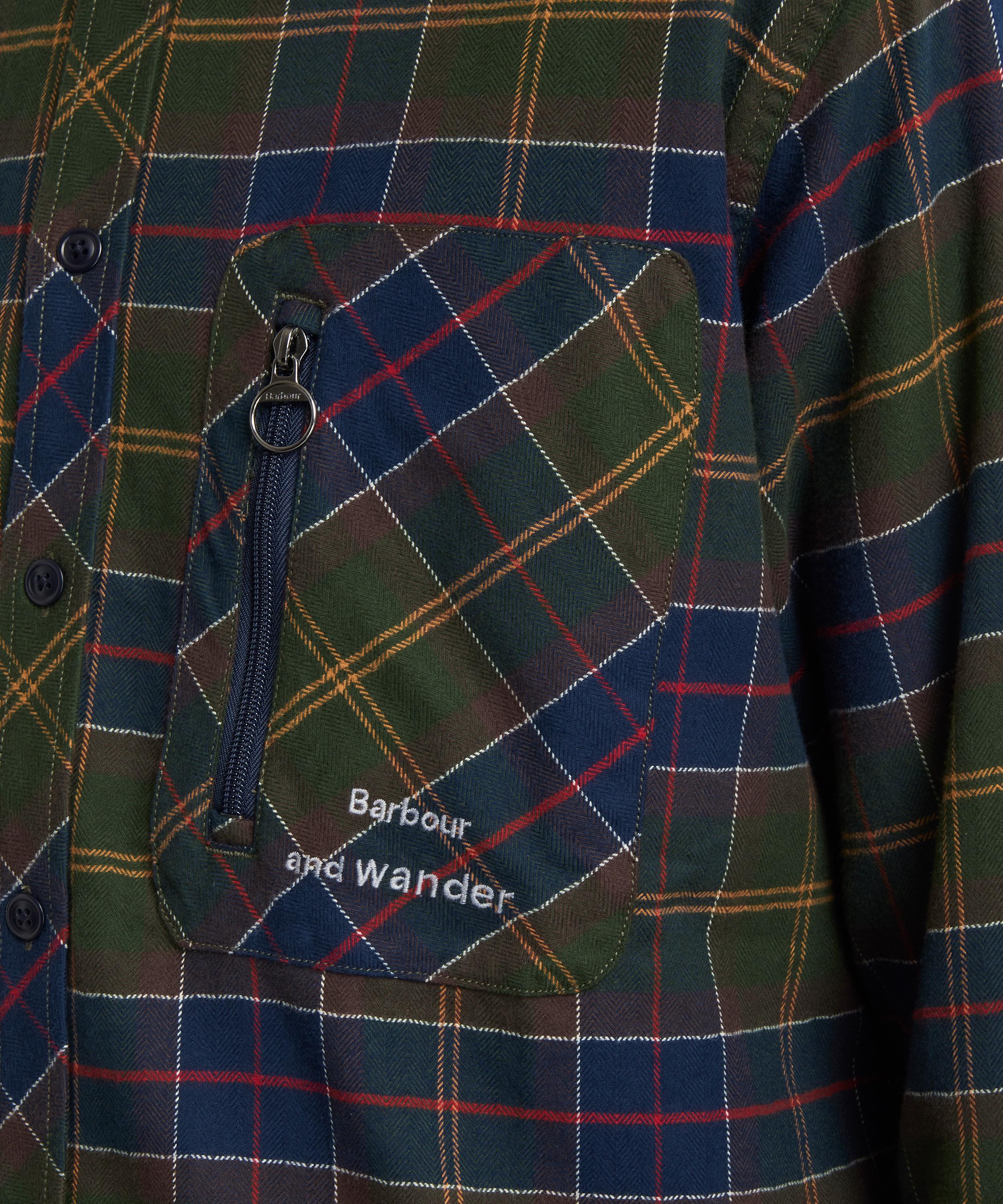 Barbour x and Wander Tartan Shirt