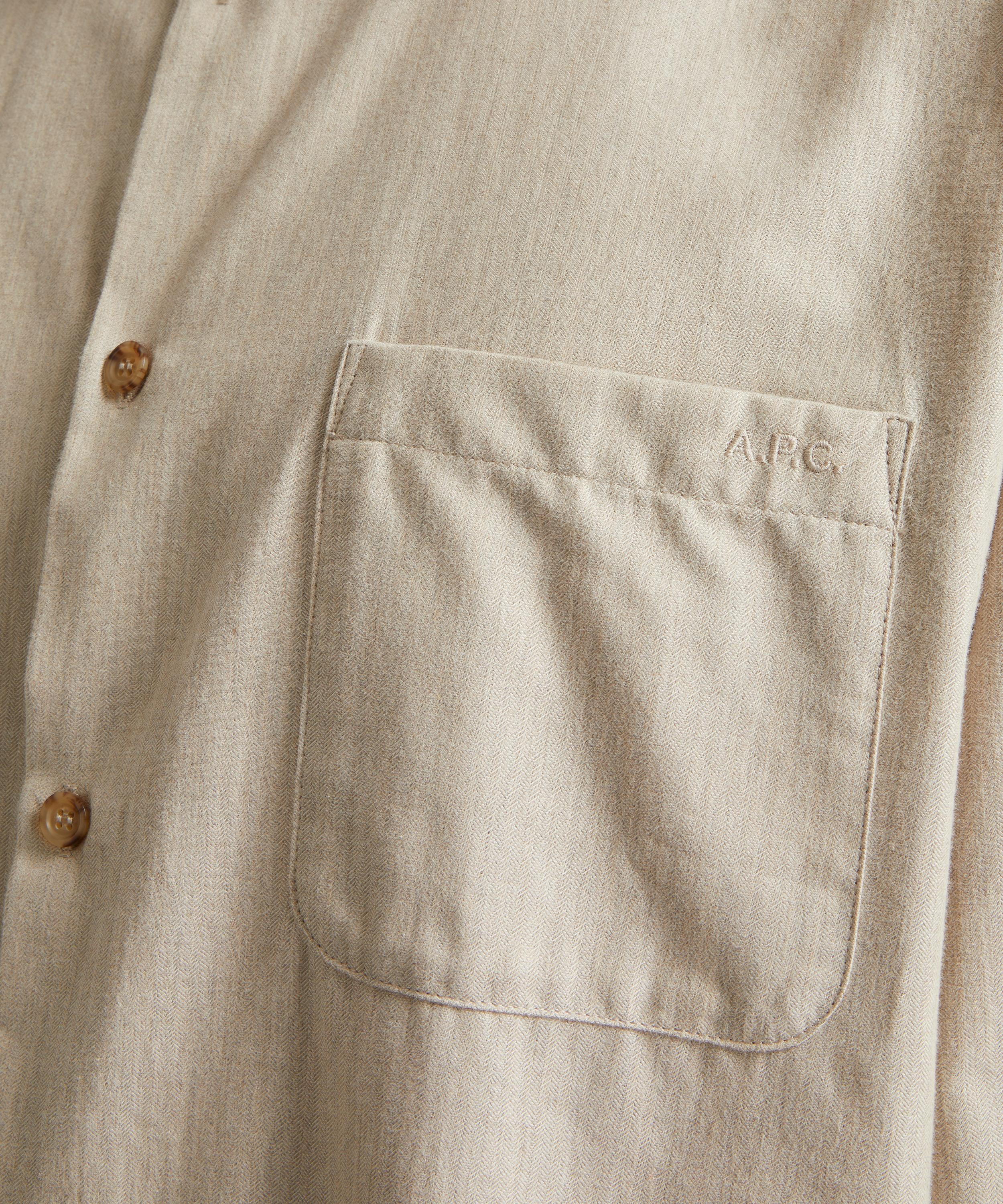 A.P.C. Malo Logo Shirt Liberty