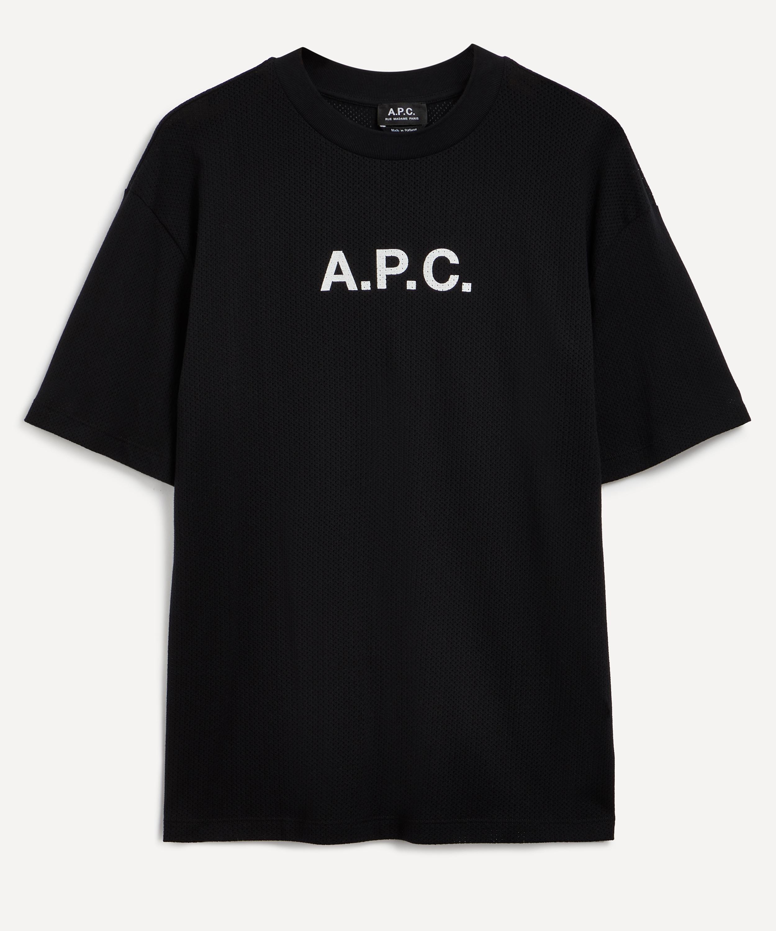 A.P.C. Moran Mesh Logo T-Shirt | Liberty