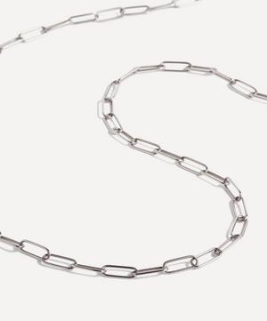 Annoushka - 14ct White Gold Mini Short Cable Chain Necklace image number 0