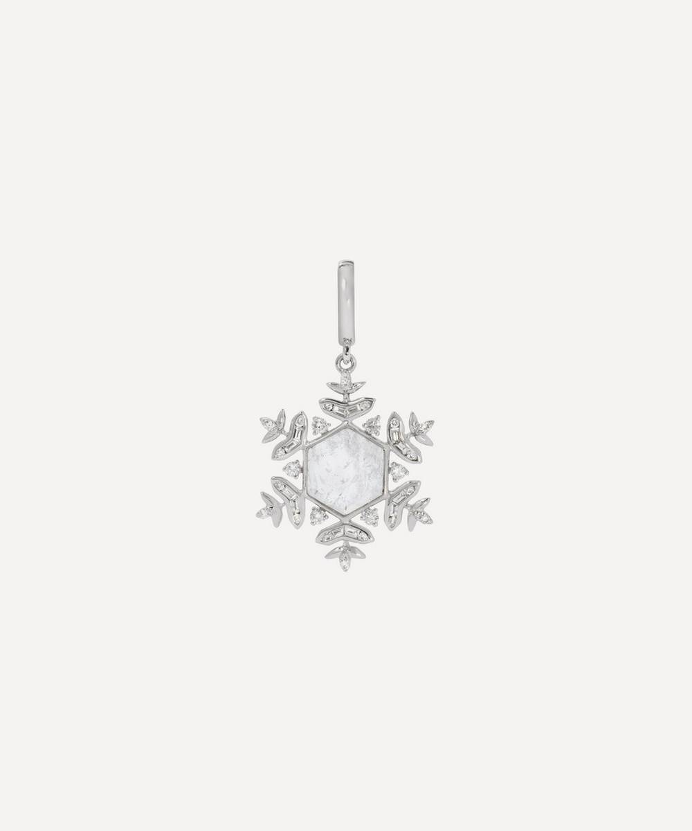Annoushka - 18ct White Gold Snowflake Charm