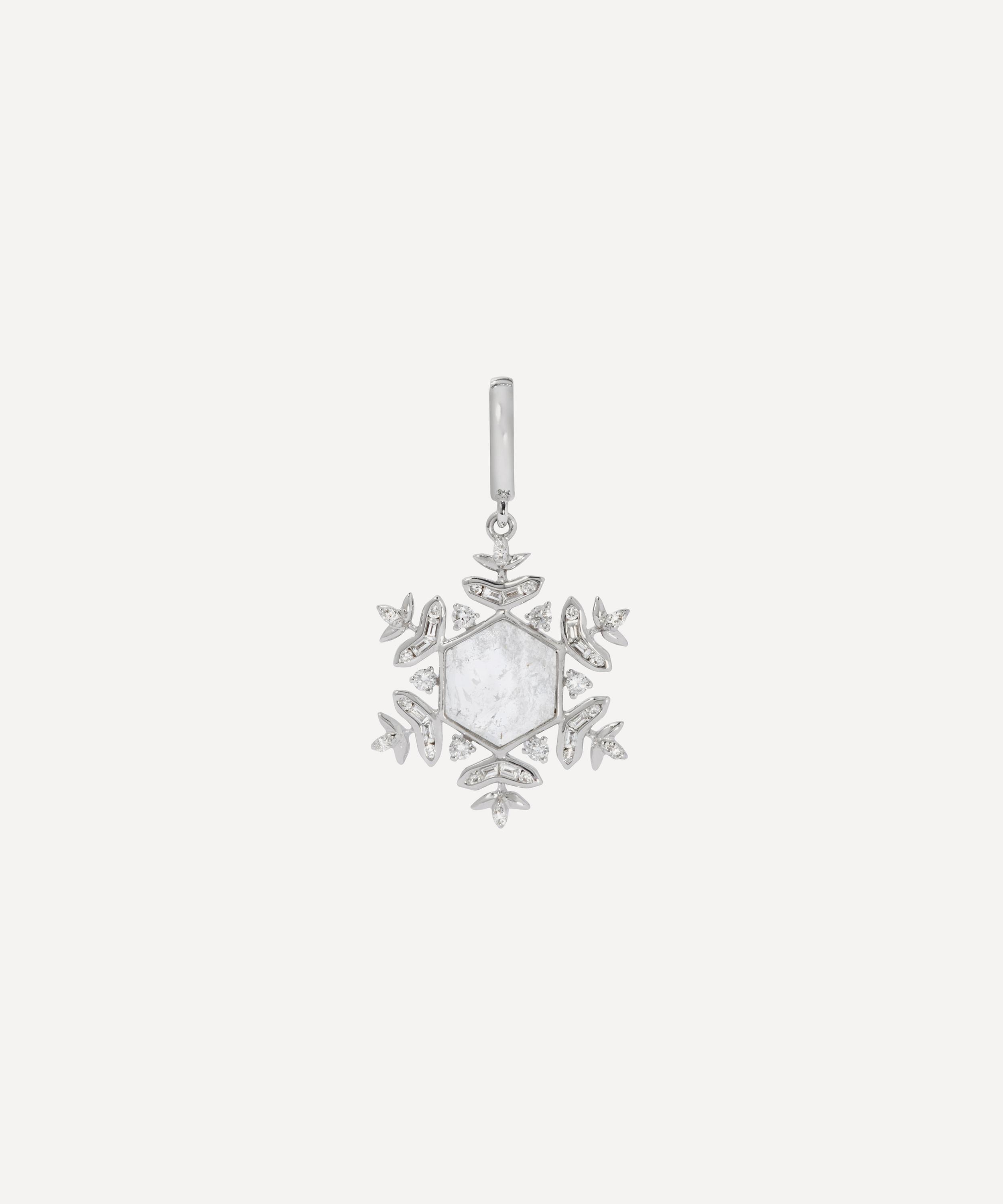 Annoushka - 18ct White Gold Snowflake Charm image number 0