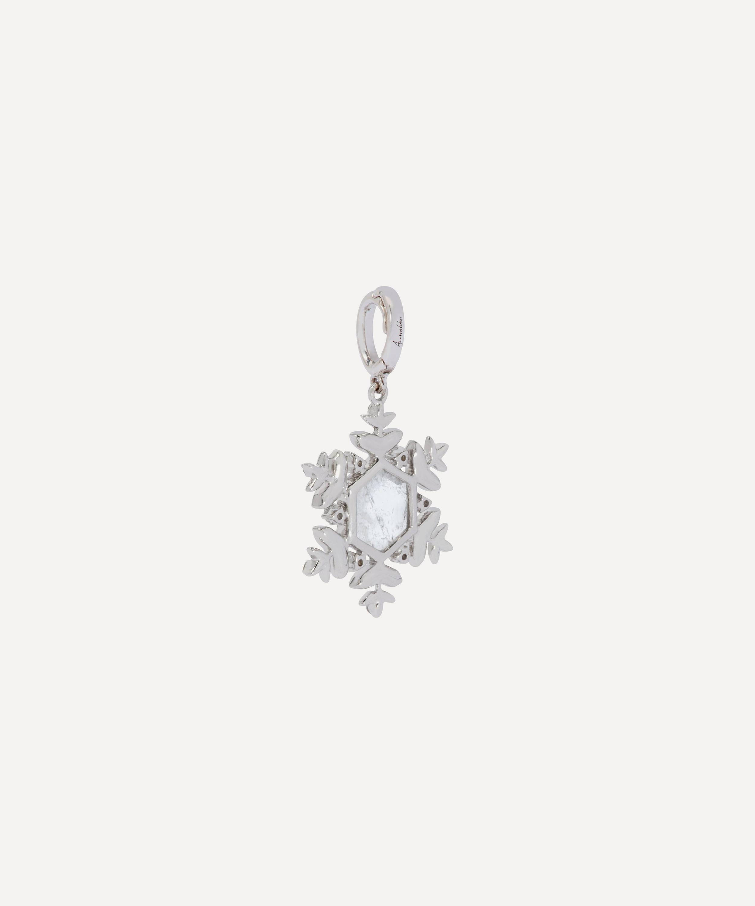 Annoushka - 18ct White Gold Snowflake Charm image number 2