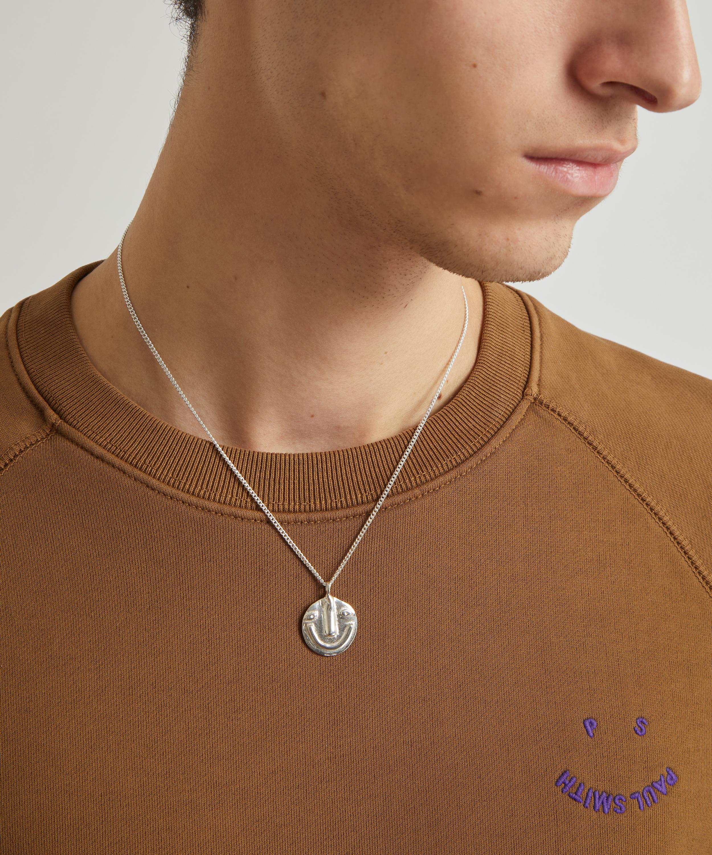 Alec Doherty Sterling Silver Lock & Key Pendant Necklace