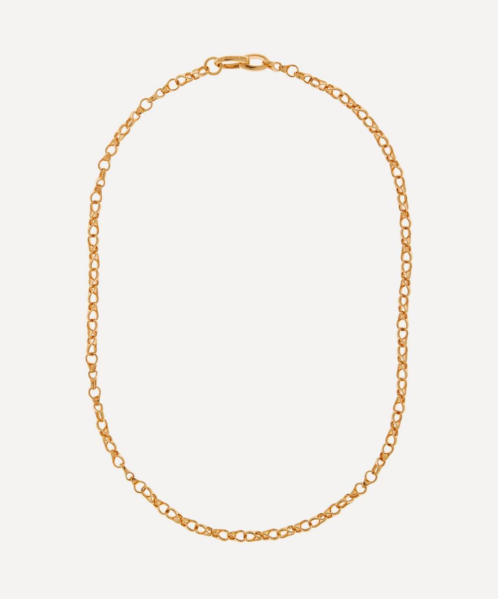 By Pariah - 14ct Gold-Plated Vermeil Silver Mini Infinitum Chain Necklace