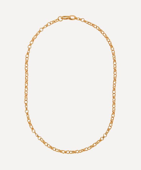 By Pariah - 14ct Gold-Plated Vermeil Silver Mini Infinitum Chain Necklace image number 0
