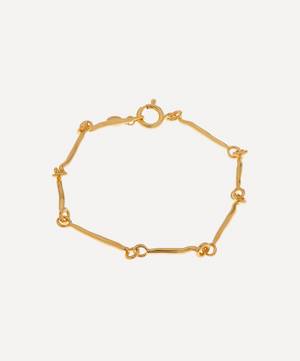 14ct Gold-Plated Vermeil Silver Twig Chain Bracelet
