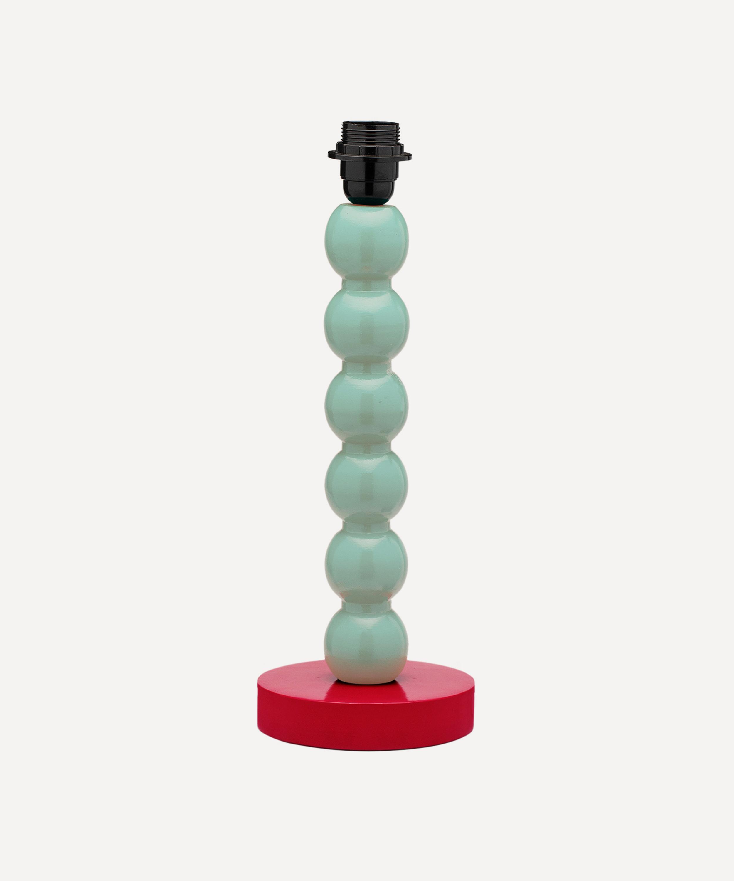 Anna + Nina - Azure Blue Bubble Lampstand image number 0