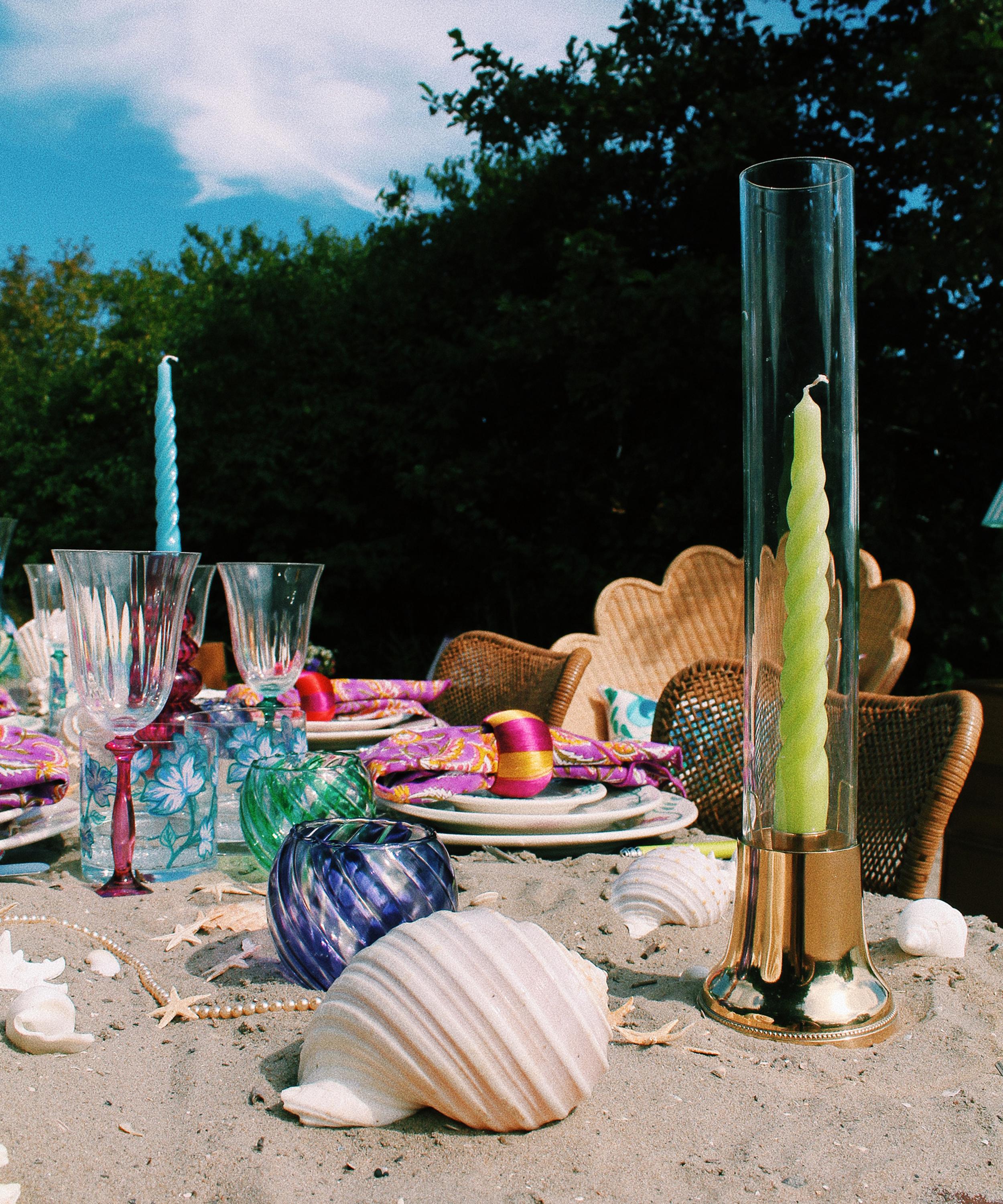 Anna + Nina - Wondrous Garden Brass Candle Holder image number 0