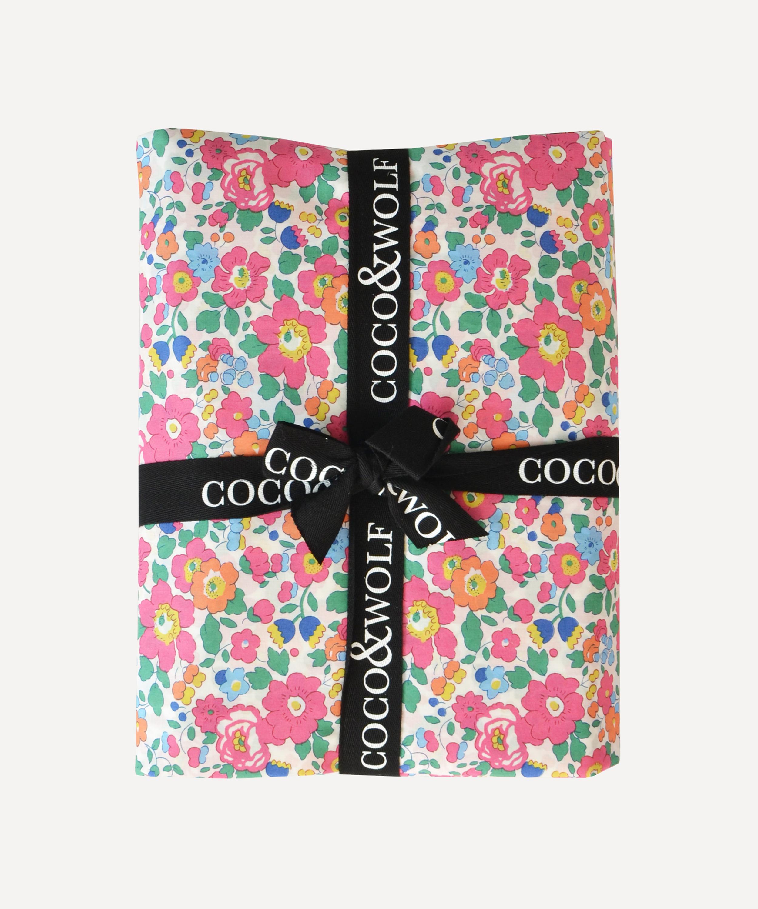 Coco & Wolf - Betsy Deep Pink Single Duvet Cover Set image number 2
