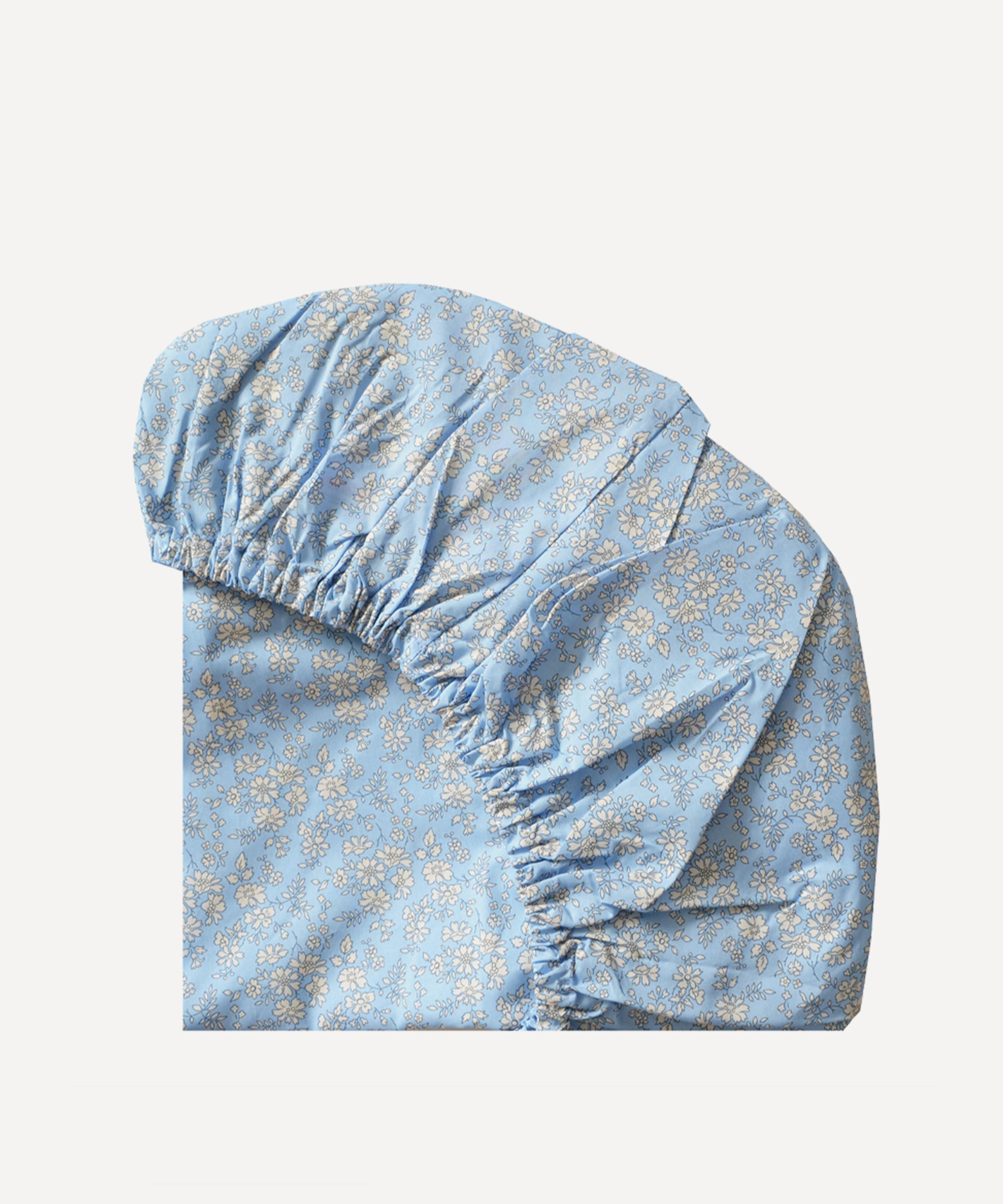 Coco & Wolf - Capel Blue King Fitted Sheet image number 1