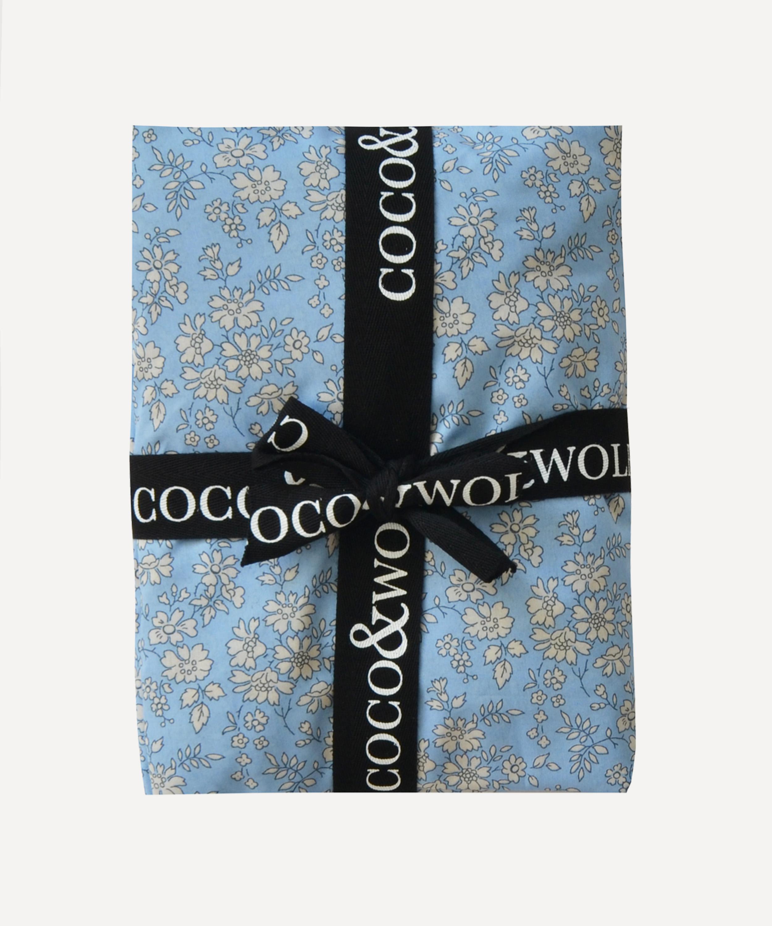Coco & Wolf - Capel Blue King Fitted Sheet image number 2