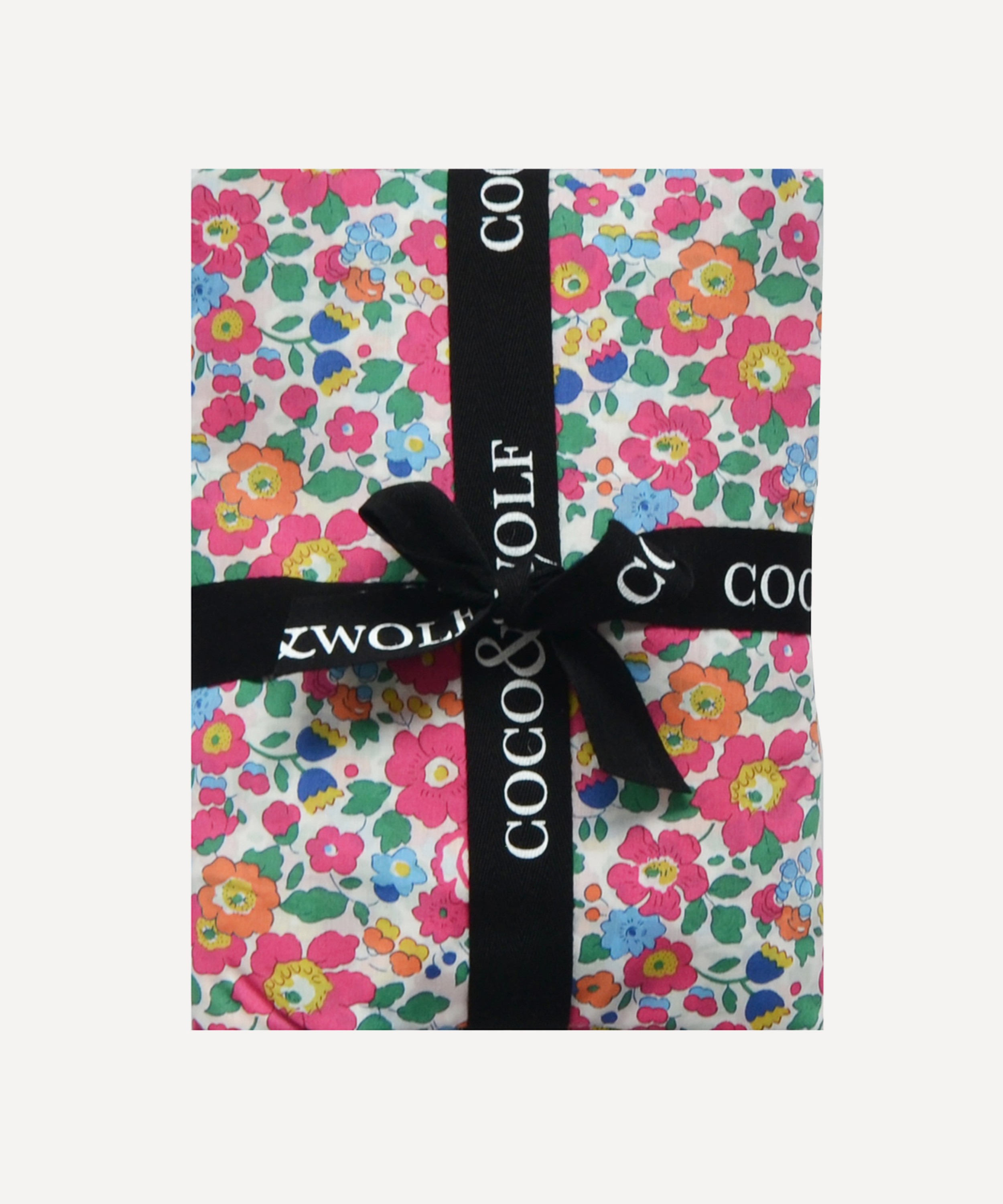 Coco & Wolf - Betsy Deep Pink Single Fitted Sheet image number 3