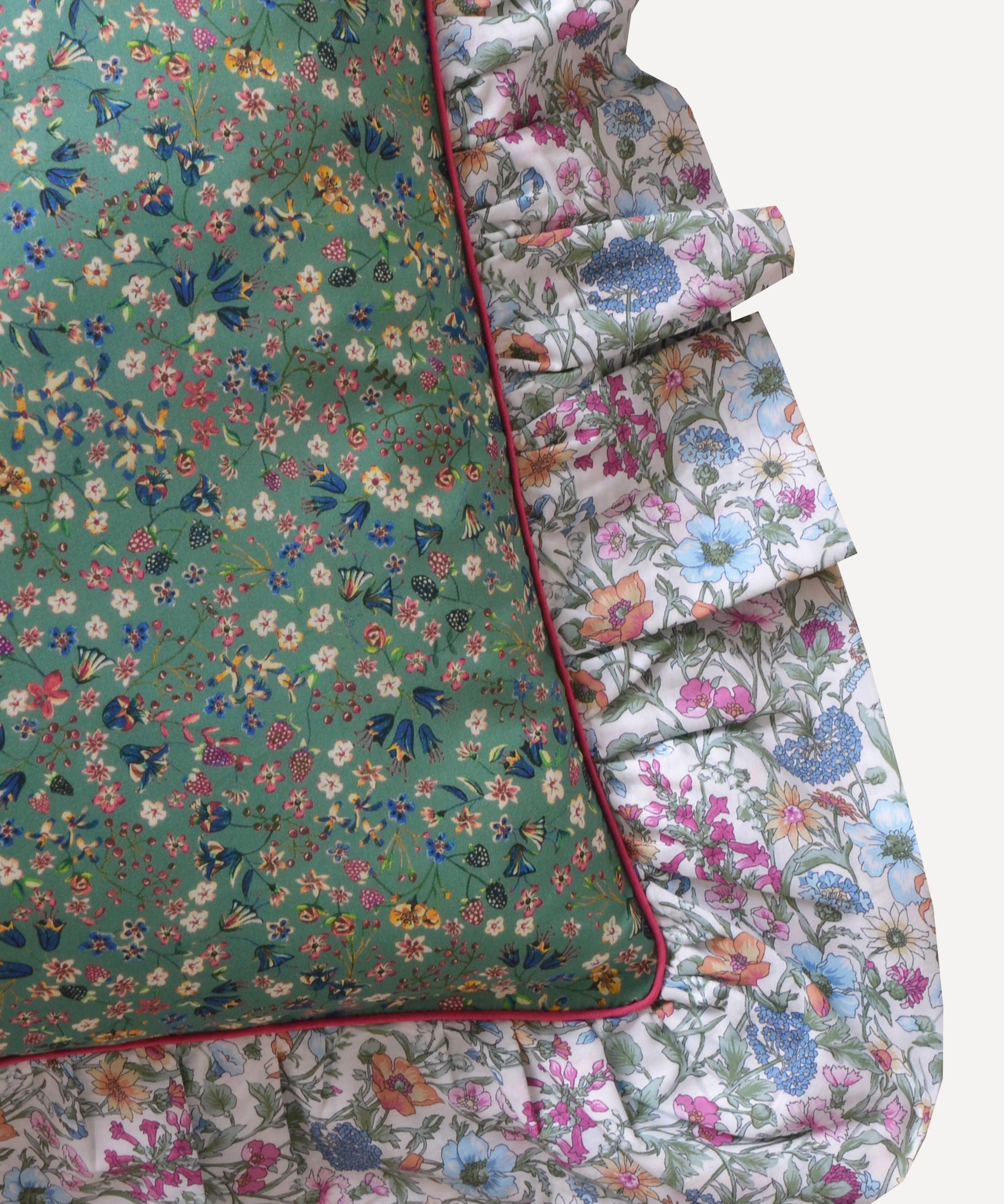 Coco & Wolf - Donna Leigh and Rachel Piped Ruffle Square Cushion image number 2