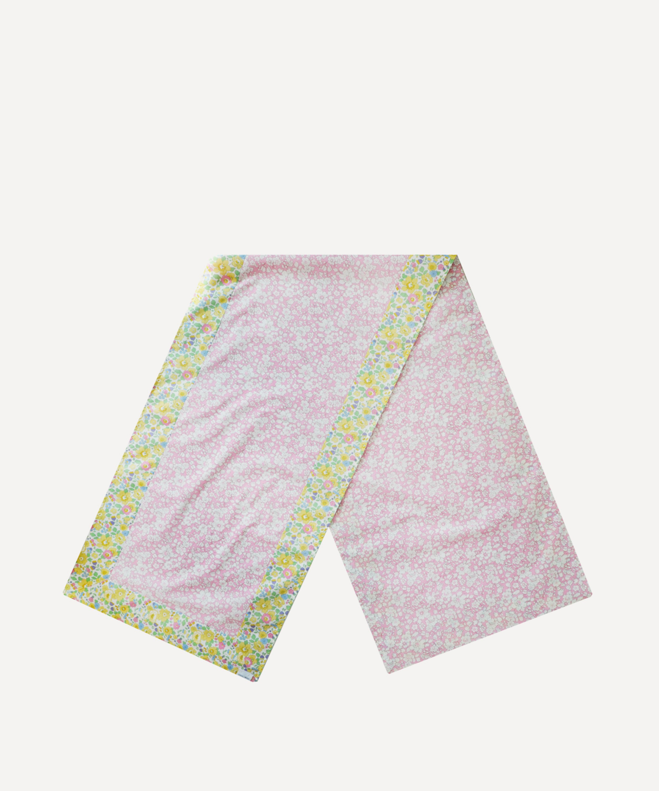 Coco & Wolf - Betsy Boo Bubblegum and Betsy Citrus Bordered Table Runner image number 1