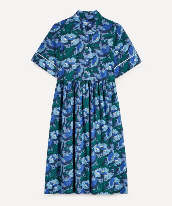 Liberty - Butterfield Poppy Tana Lawn™ Cotton Short-Sleeve Shirt Dress image number 0