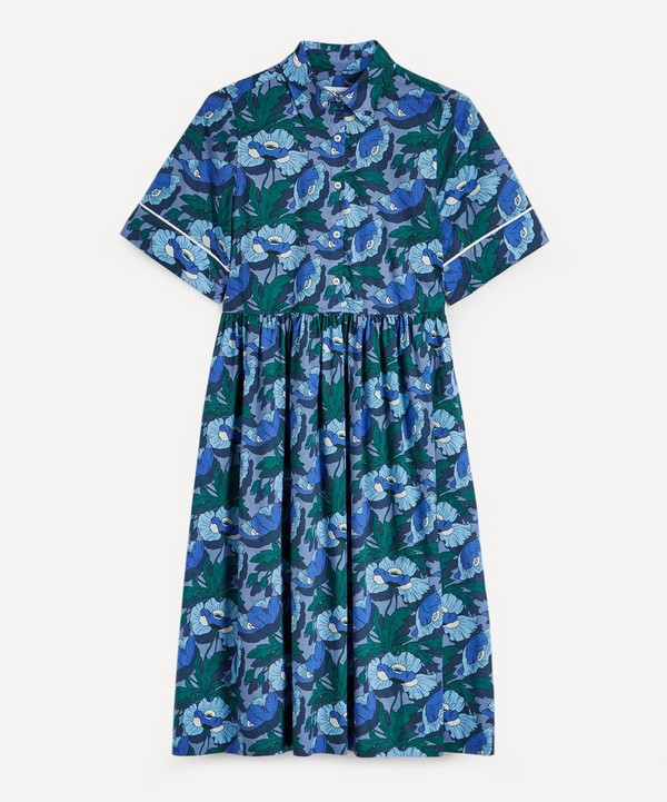 Liberty - Butterfield Poppy Tana Lawn™ Cotton Short-Sleeve Shirt Dress image number null