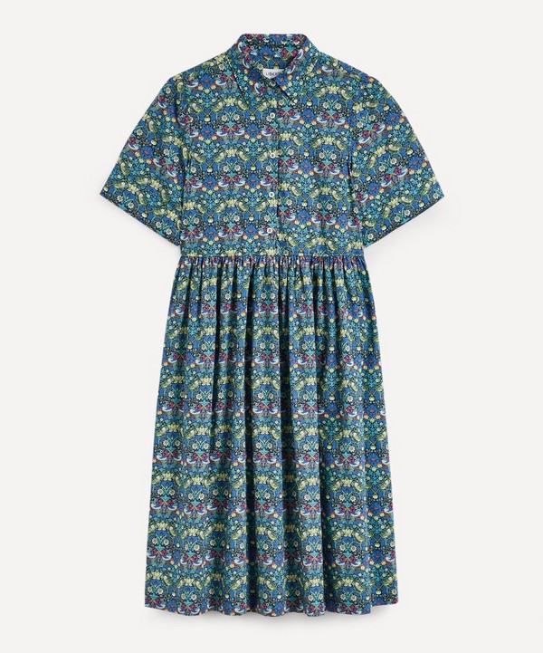 Liberty - Strawberry Thief Tana Lawn™ Cotton Short-Sleeve Shirt Dress image number null