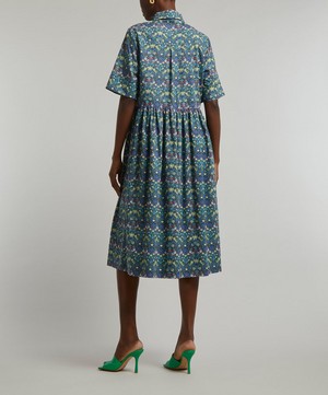 Liberty - Strawberry Thief Tana Lawn™ Cotton Short-Sleeve Shirt Dress image number 3